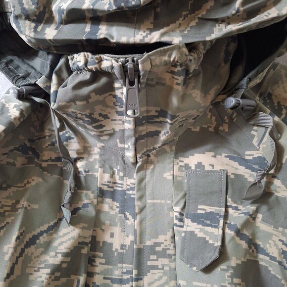 US Air Force Parka APECS All Purpose Environmental Camo Tiger Stripe S X Short - Picture 4 of 10